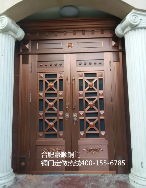 铜门工程案例